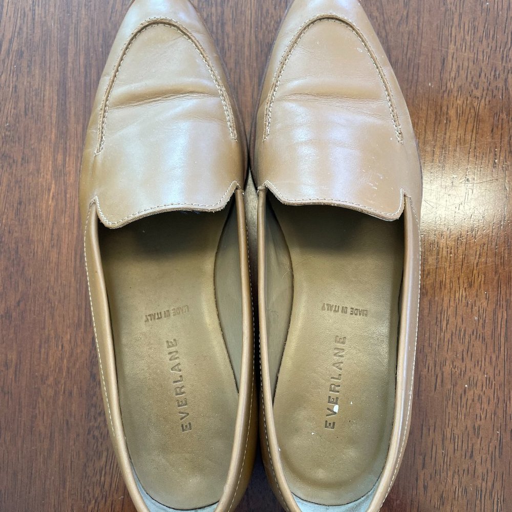 Everlane Modern Loafer (Camel), size 8.5